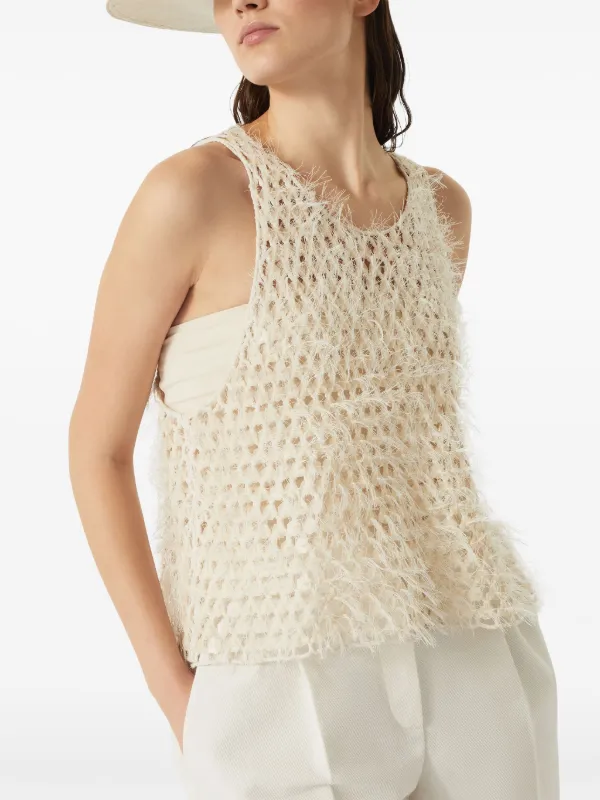 Brunello Cucinelli Dazzling トップ | ニュートラル | FARFETCH JP