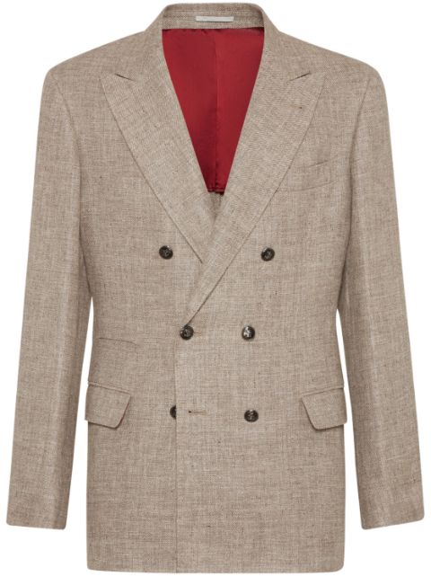 Brunello Cucinelli twill blazer