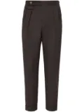 Brunello Cucinelli wool trousers - Brown