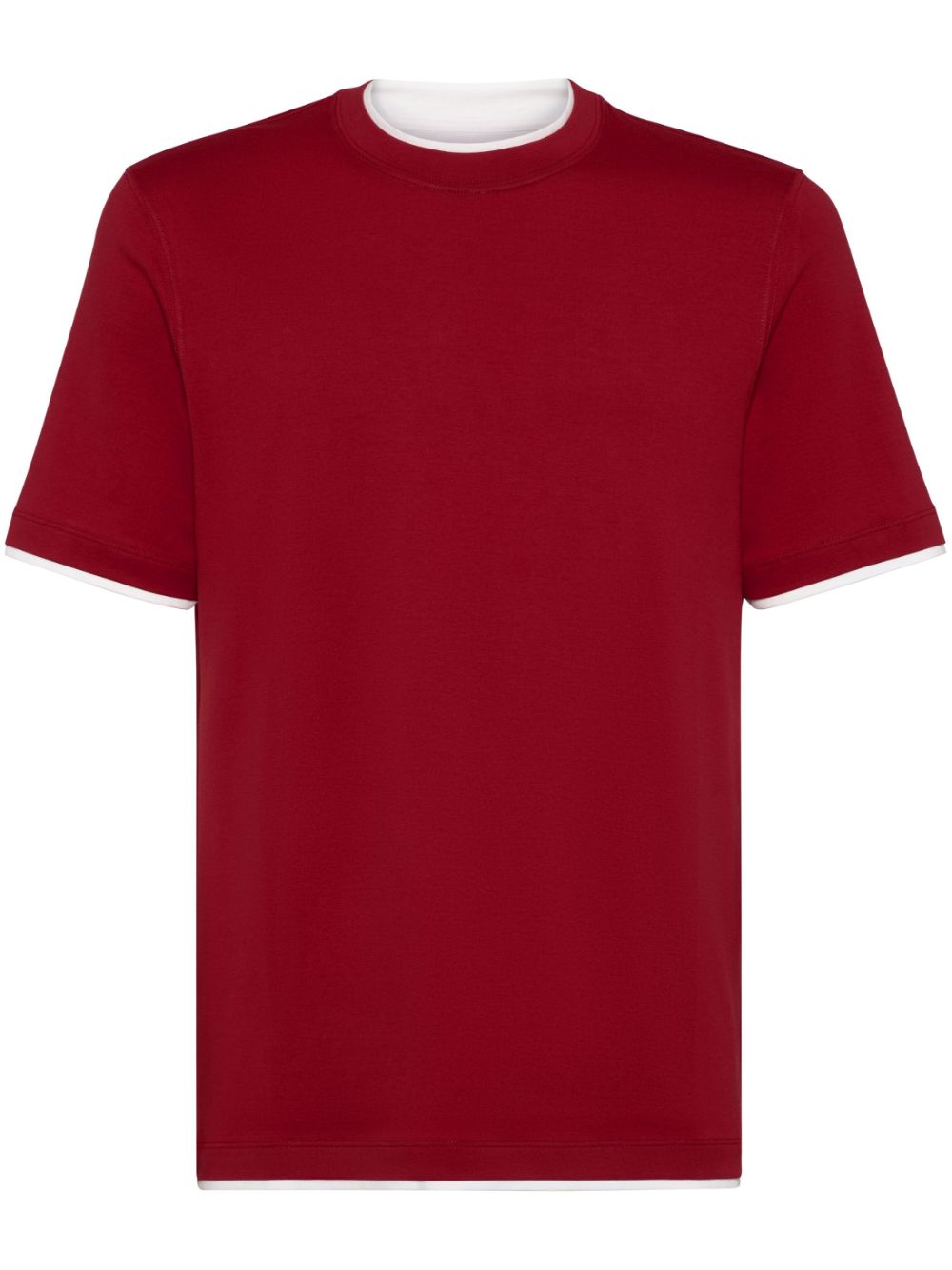 Brunello Cucinelli faux-layered T-shirt