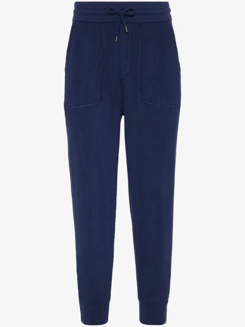 Brunello Cucinelli cotton track pants