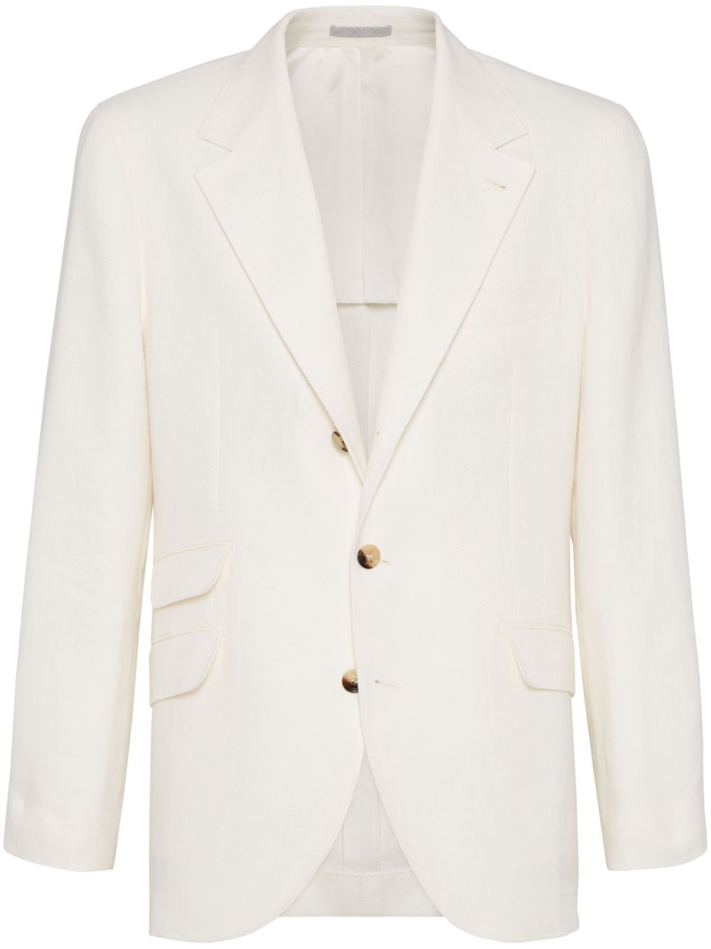 Brunello Cucinelli single-breasted blazer - Neutrals