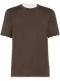 Brunello Cucinelli layered T-shirt - Brown