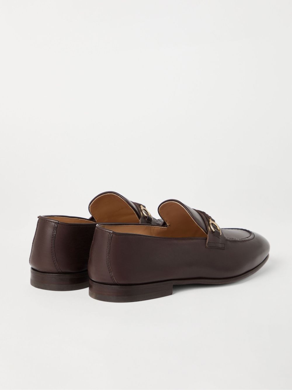 Brunello Cucinelli Leren loafers Bruin