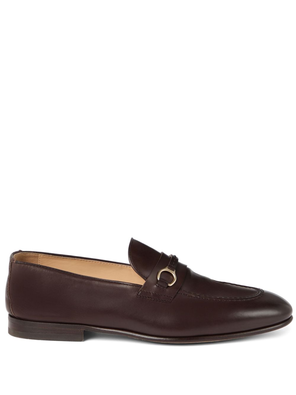 Brunello Cucinelli Leren loafers Bruin