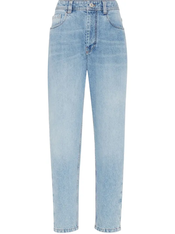 Brunello Cucinelli テーパードジーンズ | ブルー | FARFETCH JP