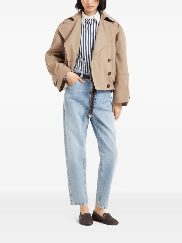 Brunello Cucinelli テーパードジーンズ | ブルー | FARFETCH JP