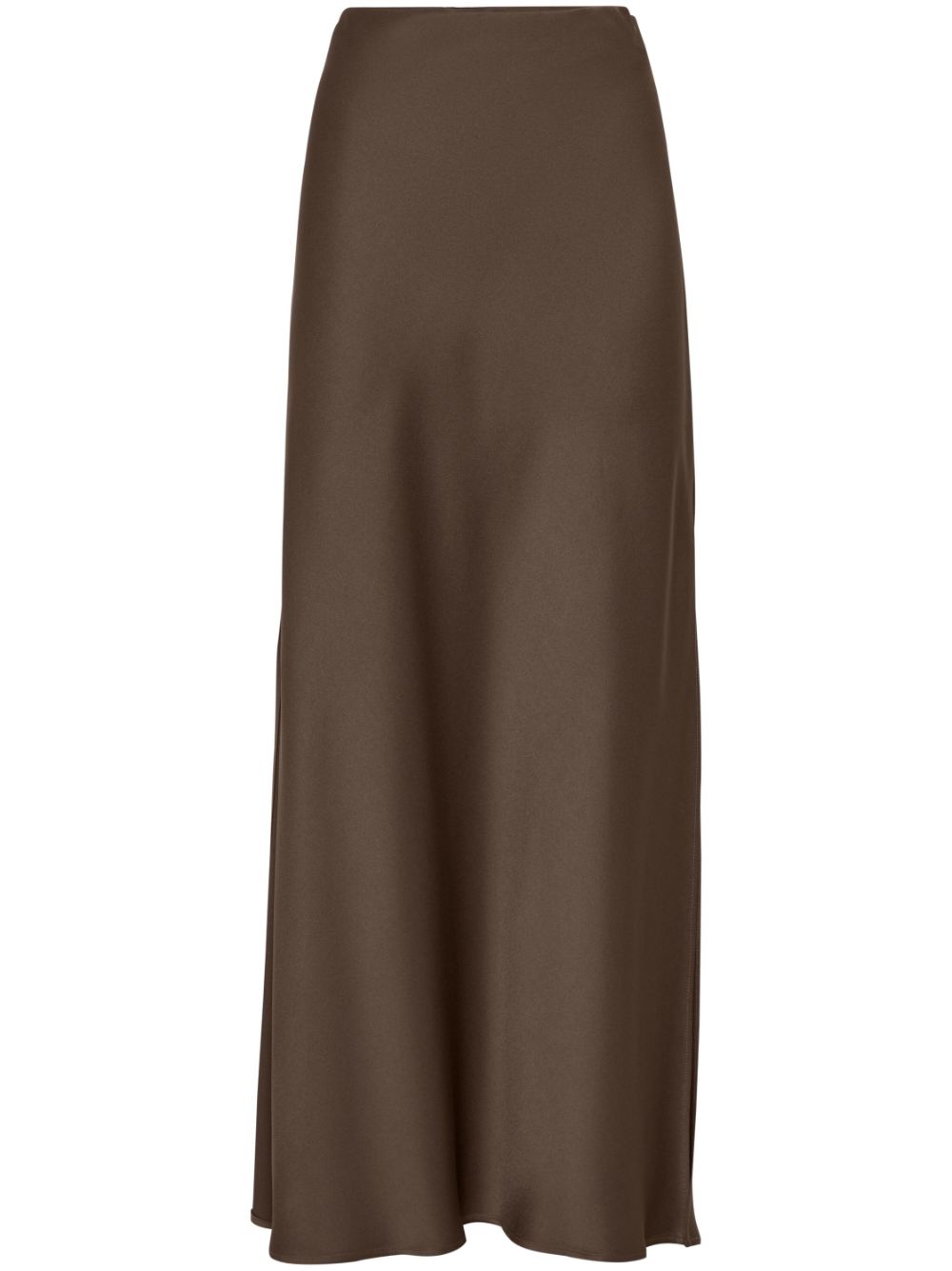 bias-cut maxi skirt