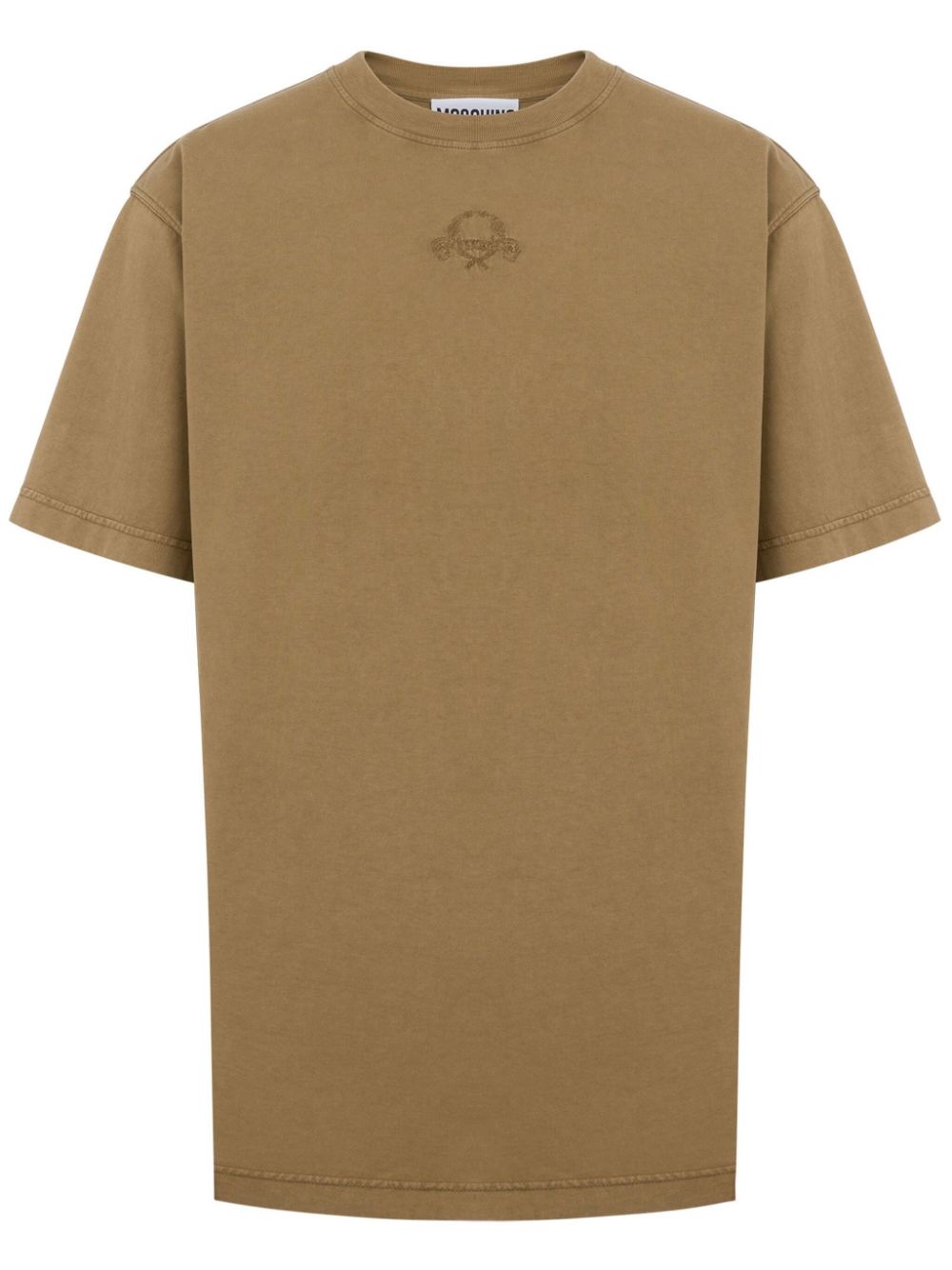 logo-embroidered T-shirt