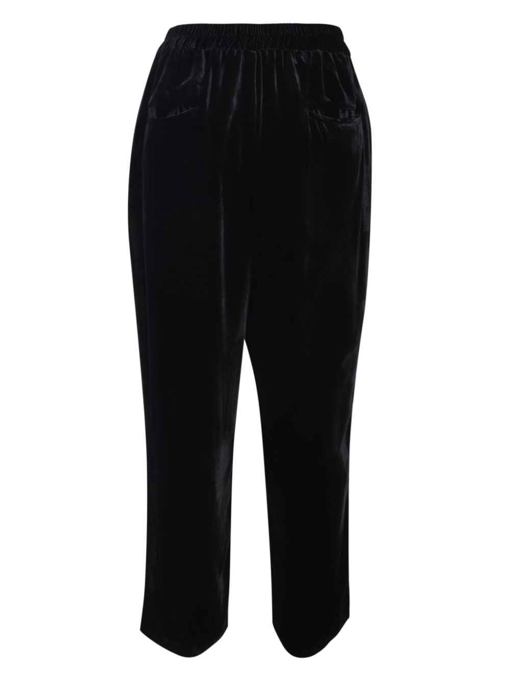 Biyan Fin velvet trousers - Zwart