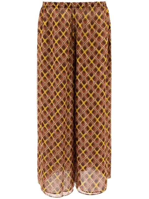 BODE geometric-print trousers 