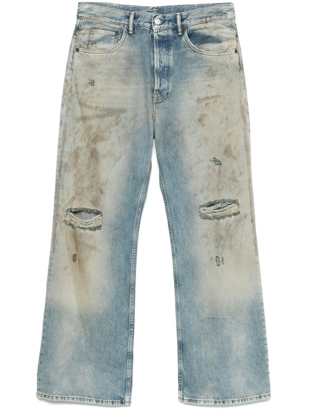loose-cut jeans
