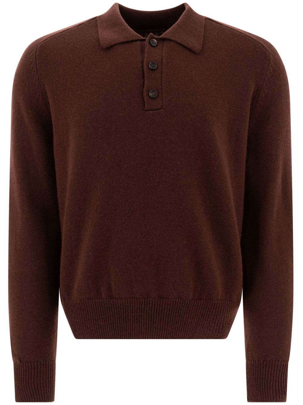 cashmere polo jumper