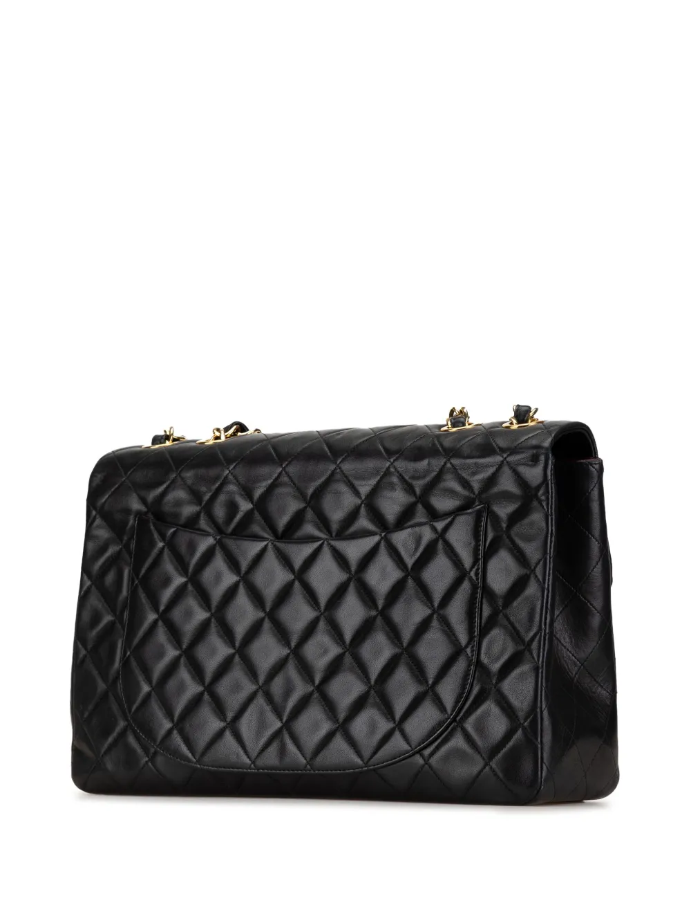 Cheap HOT SALE CHANEL 1994-1996 Maxi XL Classic Lambskin Single Flap shoulder bag Women