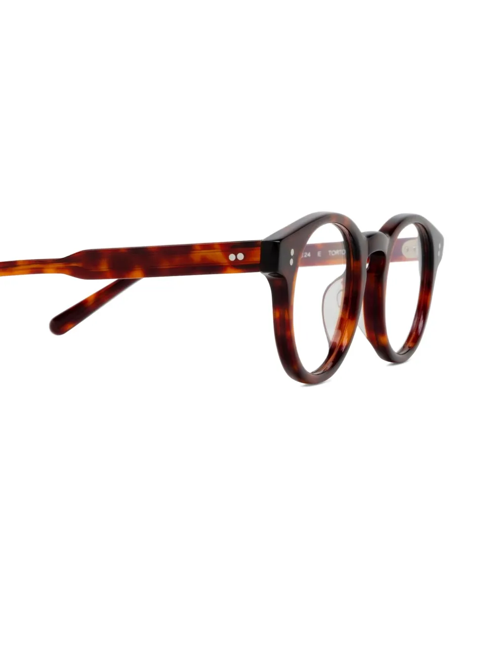  Chimi Round-frame Glasses - Brown 