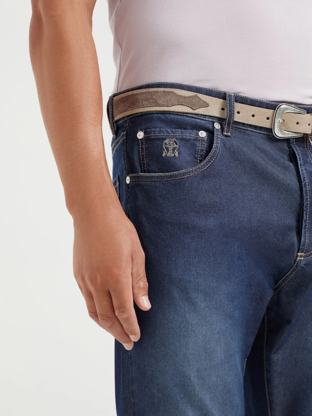 Brunello Cucinelli Straight jeans Blauw