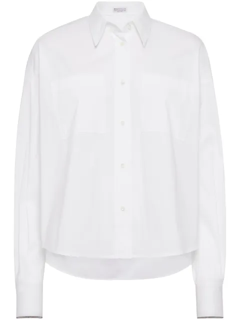 Brunello Cucinelli Monili-trim shirt