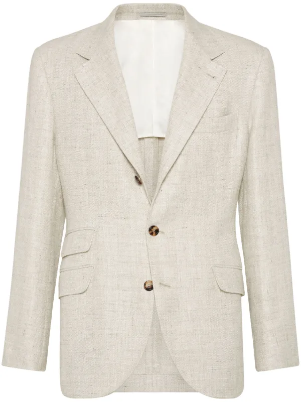 Brunello Cucinelli Cavallo ジャケット | ニュートラル | FARFETCH JP
