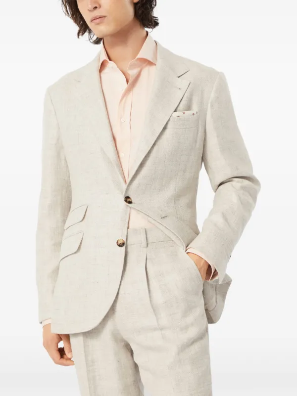 Brunello Cucinelli Cavallo ジャケット | ニュートラル | FARFETCH JP