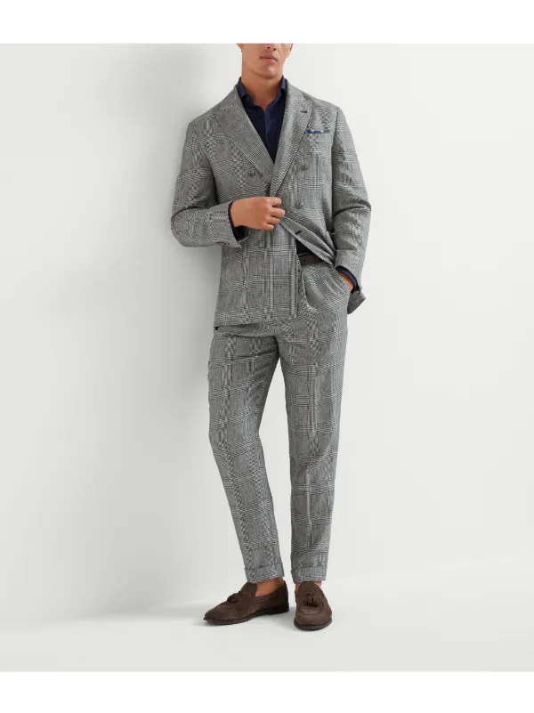 Brunello Cucinelli チェック ジャケット | ブラック | FARFETCH JP