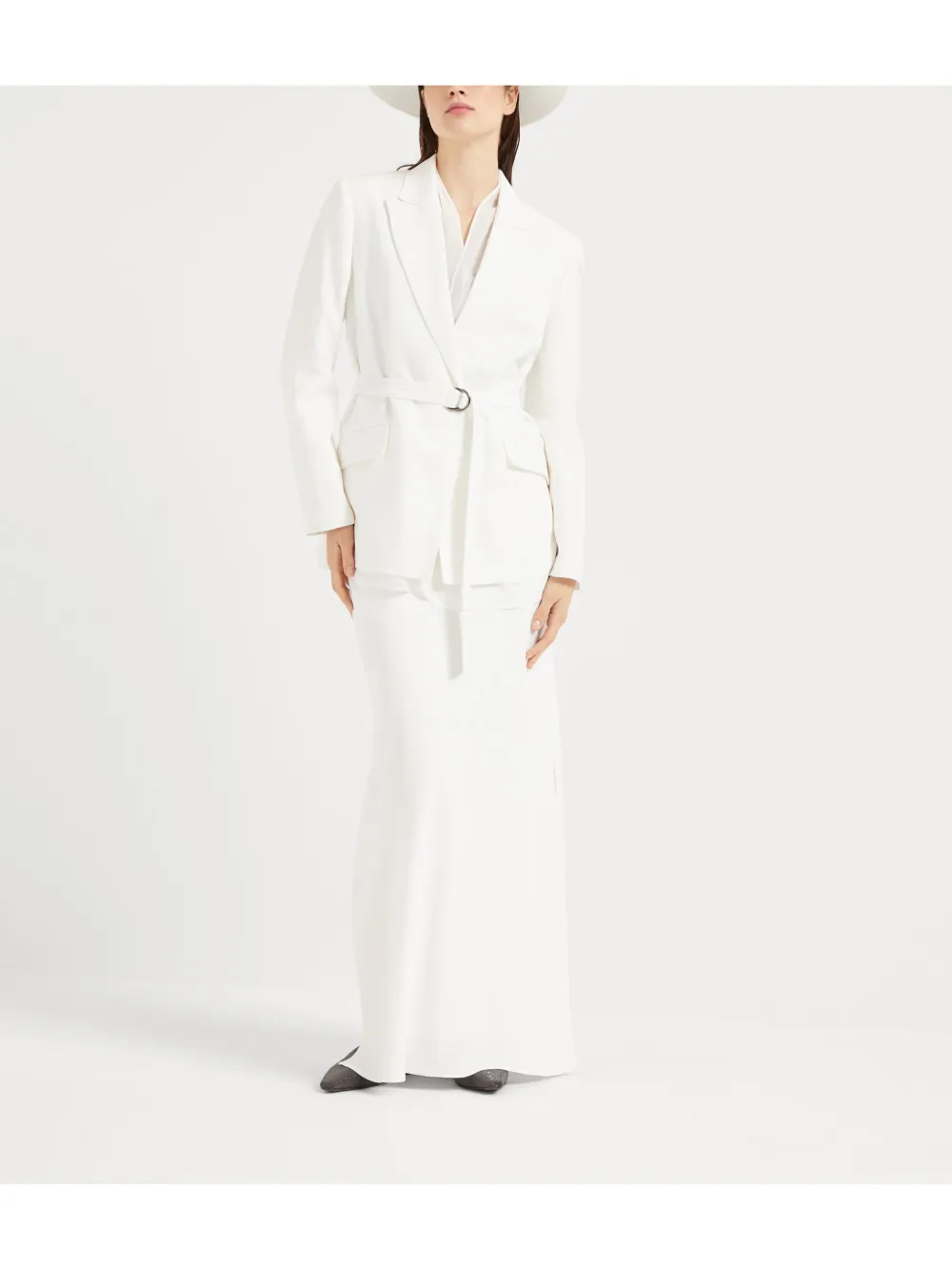 Brunello Cucinelli Monili-detail twill blazer | Blazers | Image 2