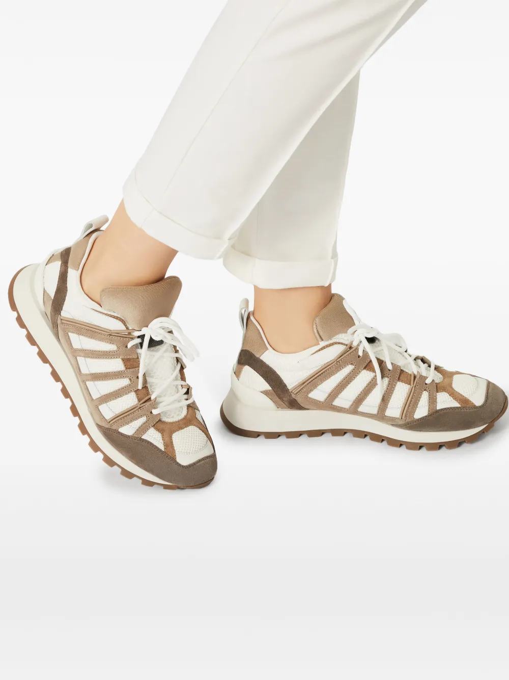 Brunello Cucinelli Monili-detail sneakers Grey