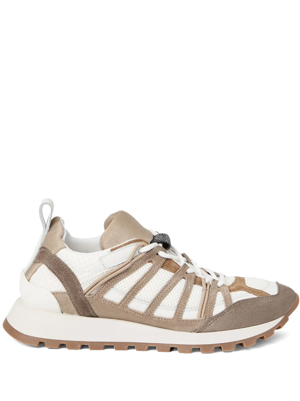 Brunello Cucinelli Leren sneakers Grijs