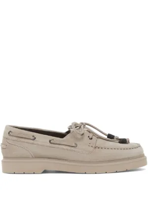 Brunello Cuccineli Oxford Women shoes Brunello Cucinelli Women Leather Lace-Up Oxford Shoes Size  main image 2