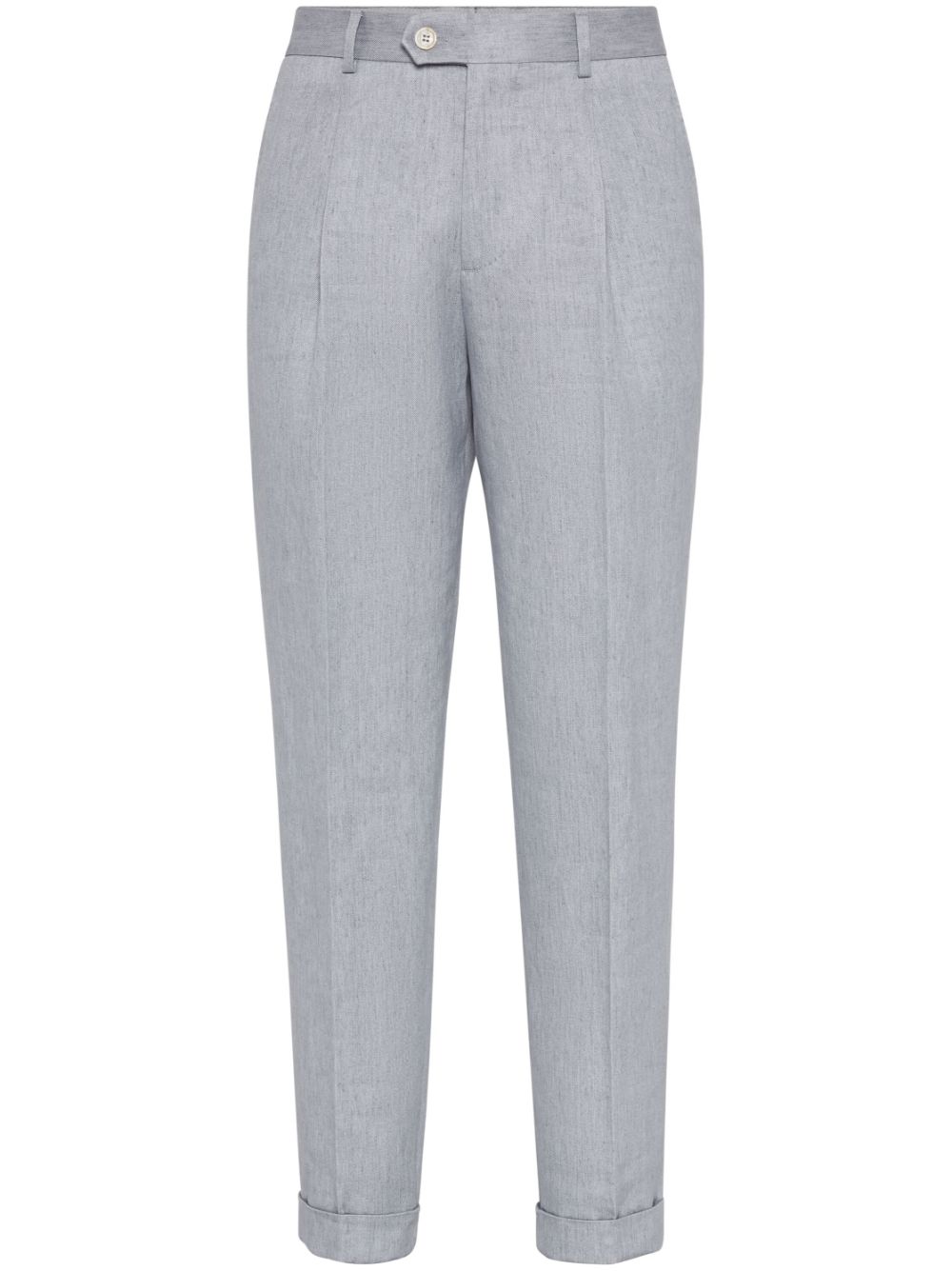 Brunello Cucinelli linen trousers - Grey