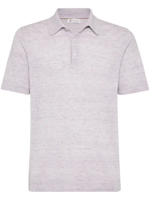 Polo en maille - Brunello Cucinelli - Modalova