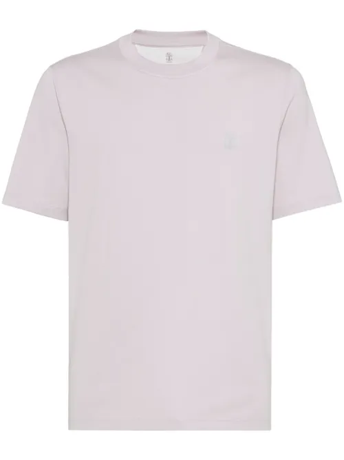 T-shirt à logo imprimé - Brunello Cucinelli - Modalova