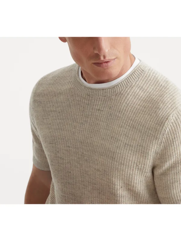 Brunello Cucinelli ニット Tシャツ | ニュートラル | FARFETCH JP