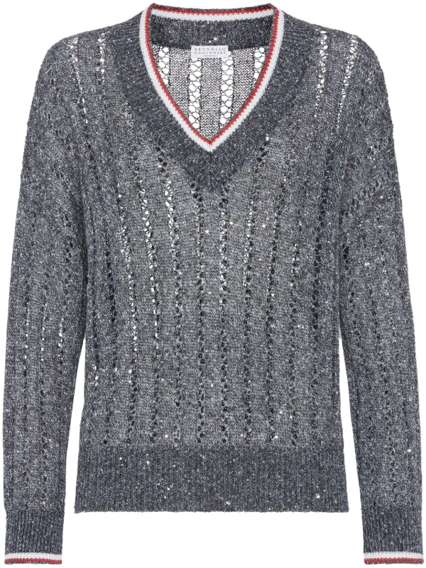 Brunello Cucinelli スパンコール セーター