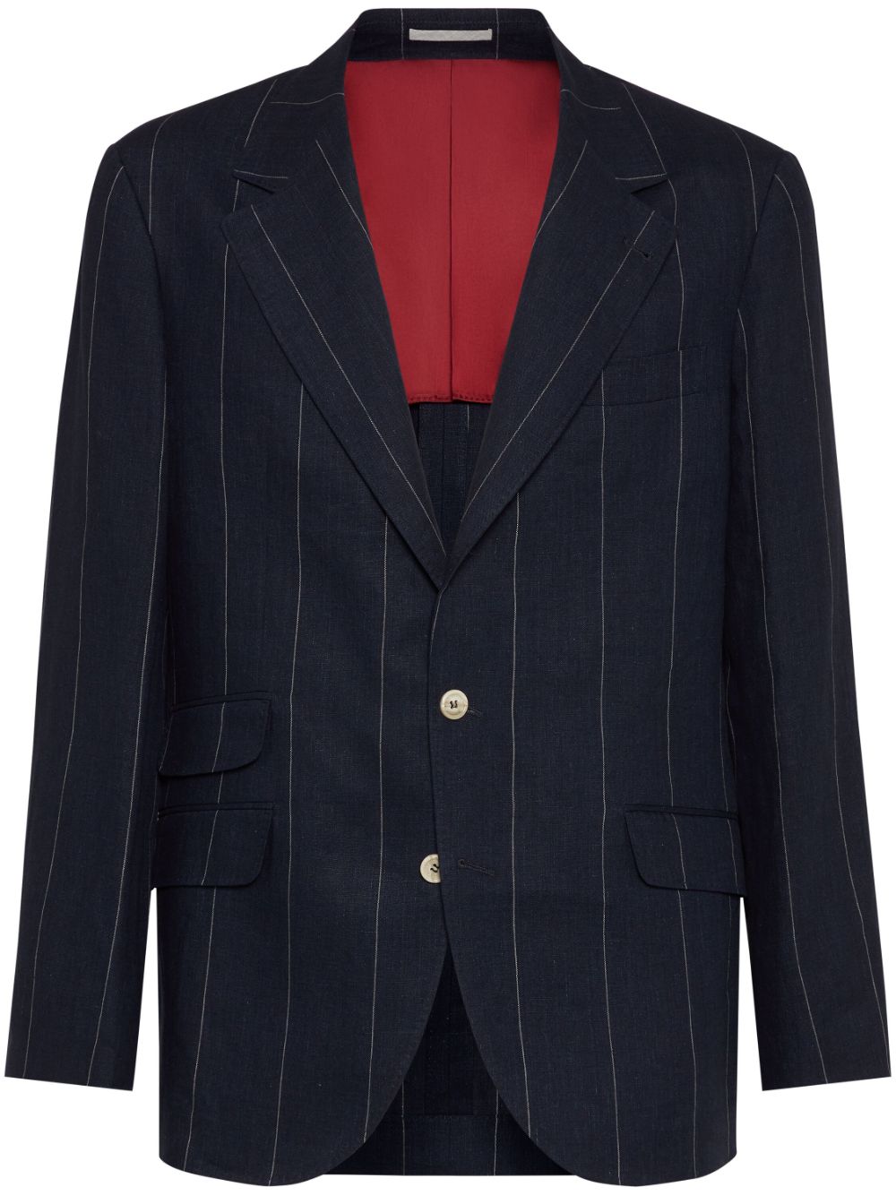 Brunello Cucinelli single-breasted blazer - Blue