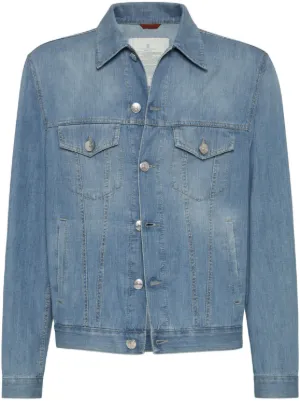 BRUNELLO CUCINELLI デニムジャケット Brunello Cucinelli デニムジャケット | ブルー | FARFETCH JP
