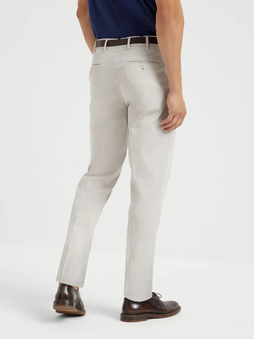 Brunello Cucinelli Broek met toelopende pijpen Beige