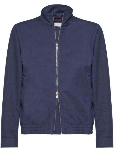 Brunello Cucinelli bonded bomber jacket Men