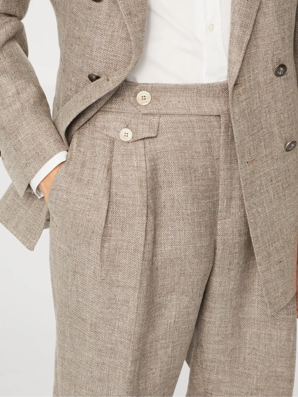 Brunello Cucinelli Plooibroek Beige
