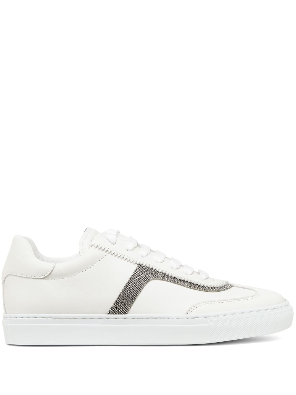 Brunello Cucinelli Leren sneakers Wit