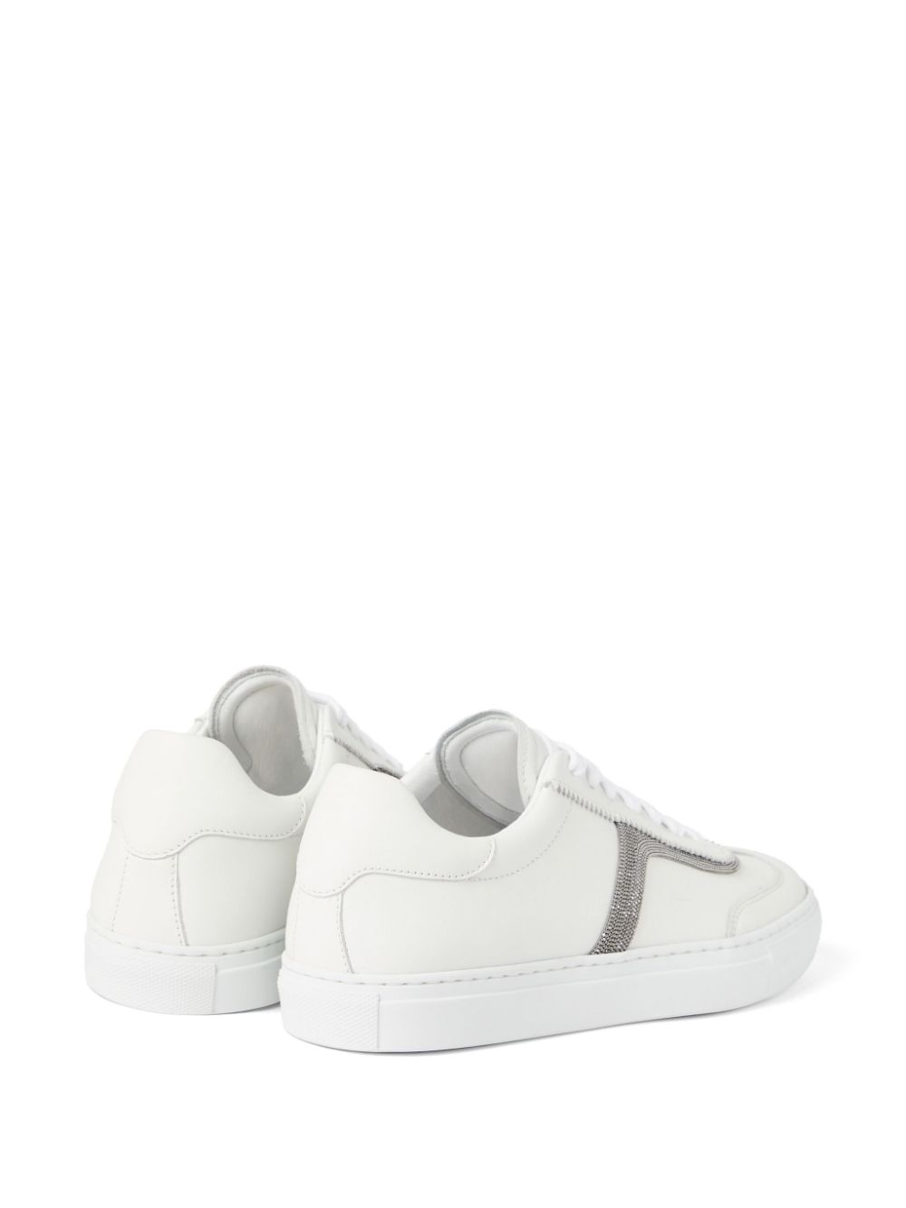 Brunello Cucinelli Leren sneakers Wit