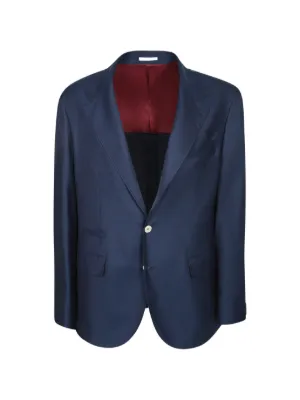 Brunello Cucinelli カシミア＆シルク ジャケット | ブルー | FARFETCH JP