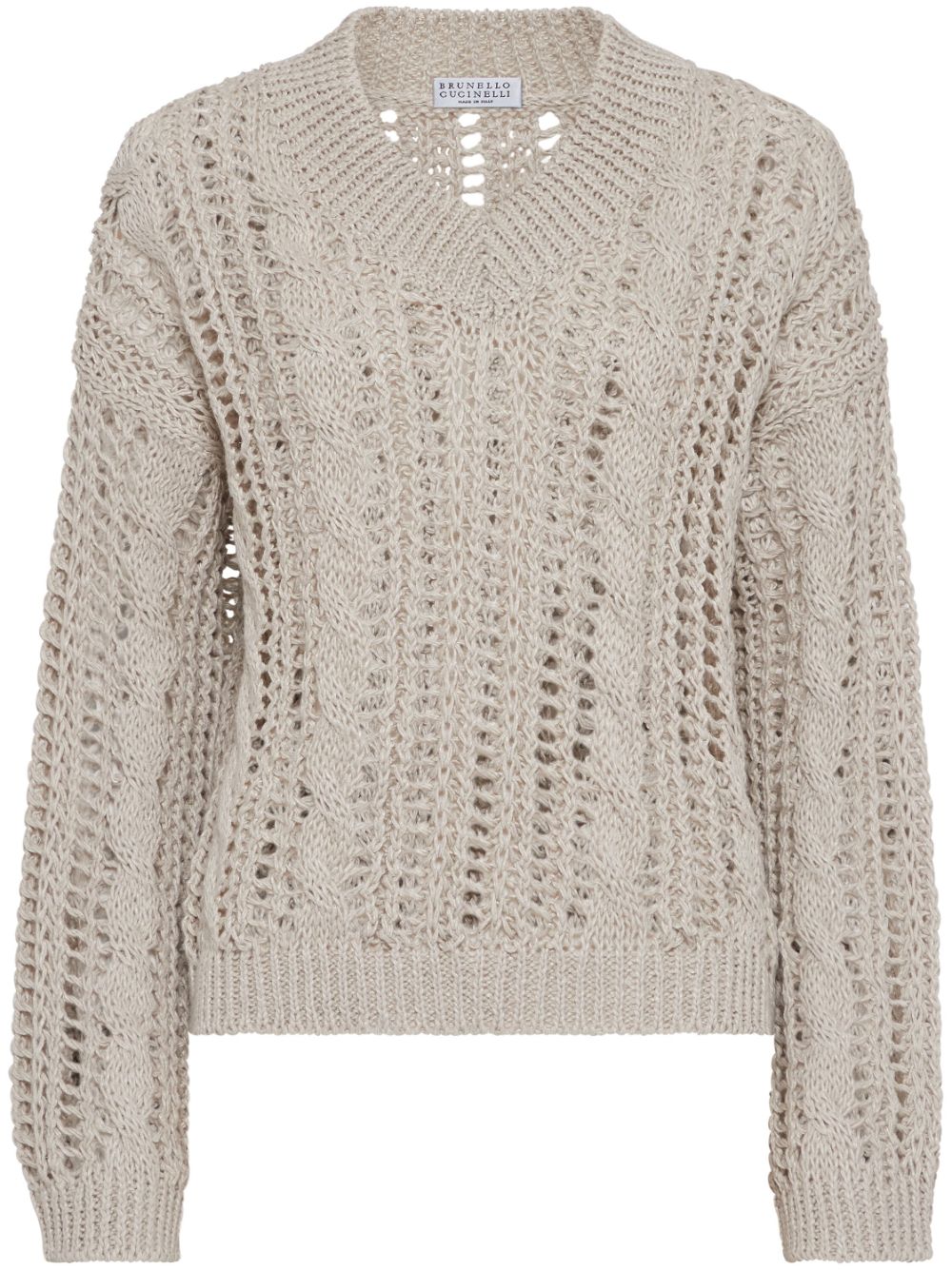 Shop online for discounts Brunello Cucinelli open-knit sweater Women