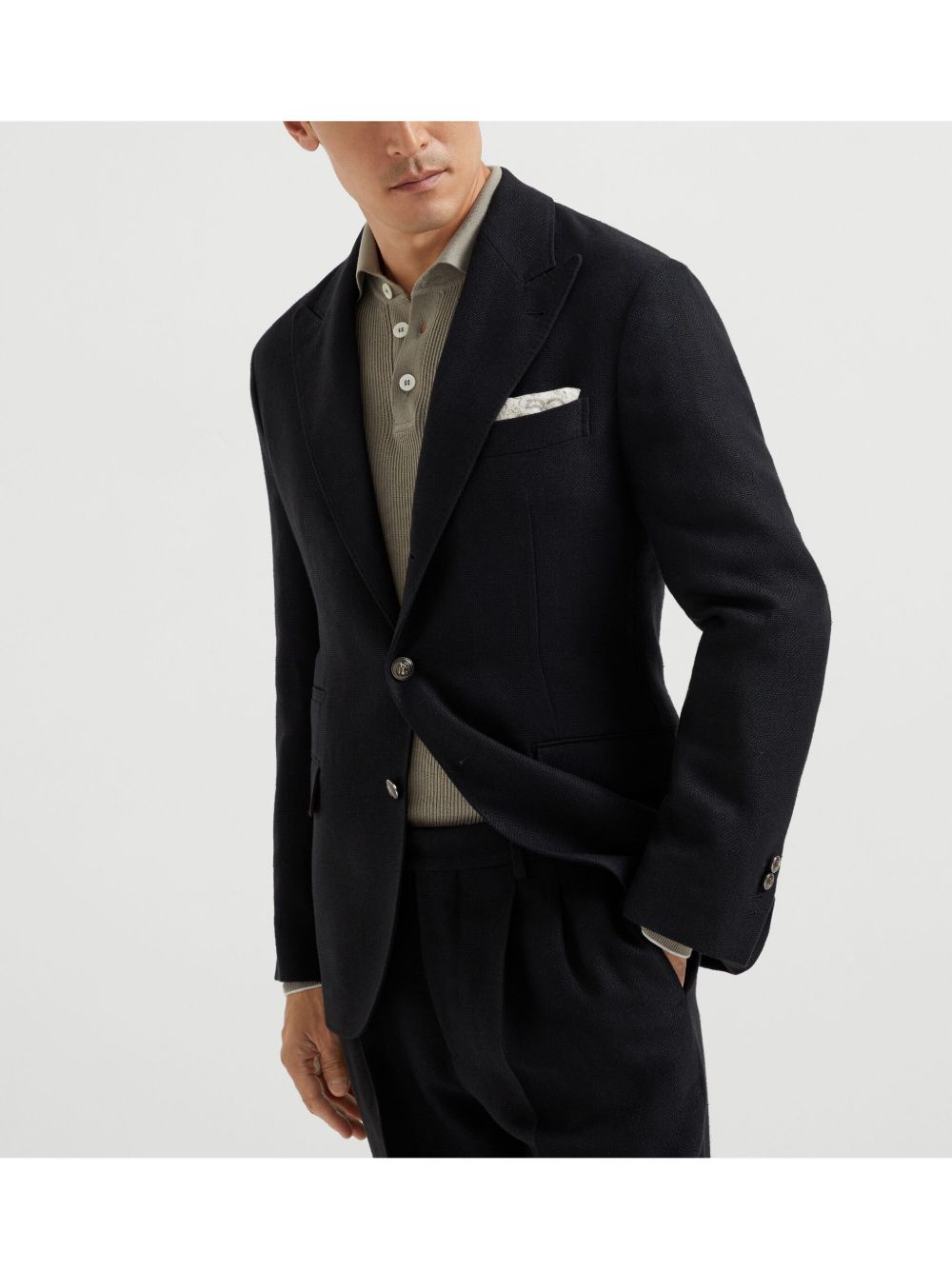 Brunello Cucinelli peak-lapel blazer Men