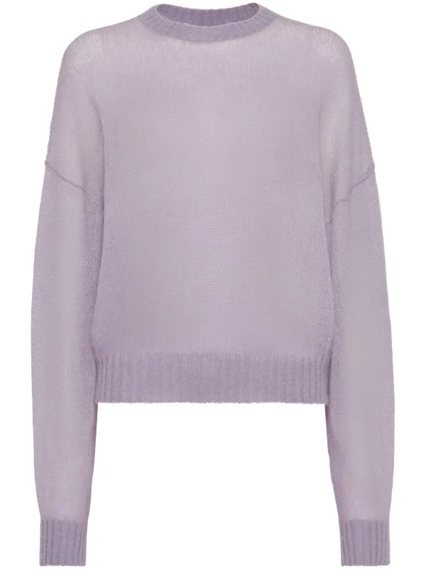 BRUNELLO CUCINELLI 紫 Vネックセーター Brunello Cucinelli Monili-embellished Sweater | Purple | FARFETCH AU