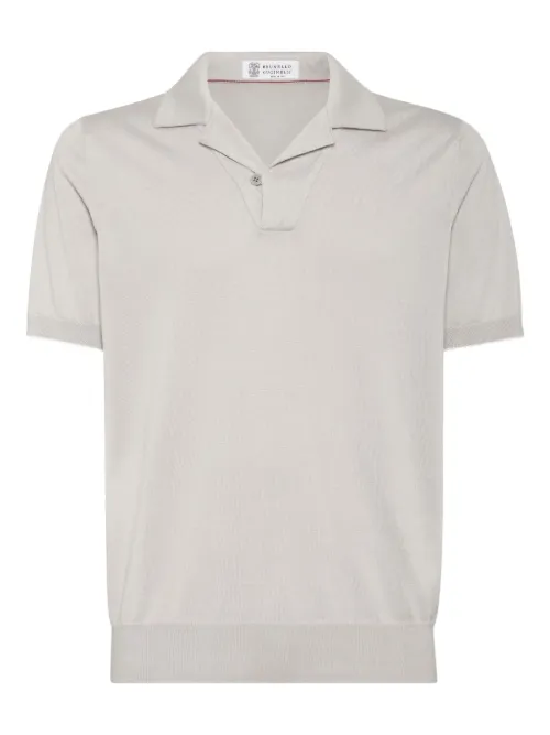Polo en coton - Brunello Cucinelli - Modalova