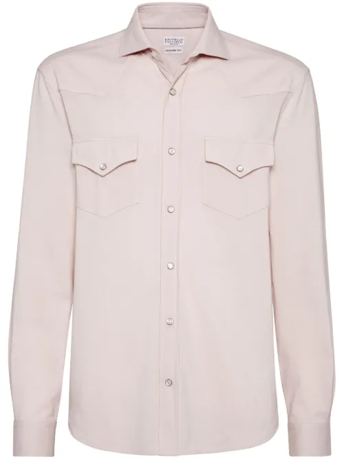 Chemise à manches longues - Brunello Cucinelli - Modalova