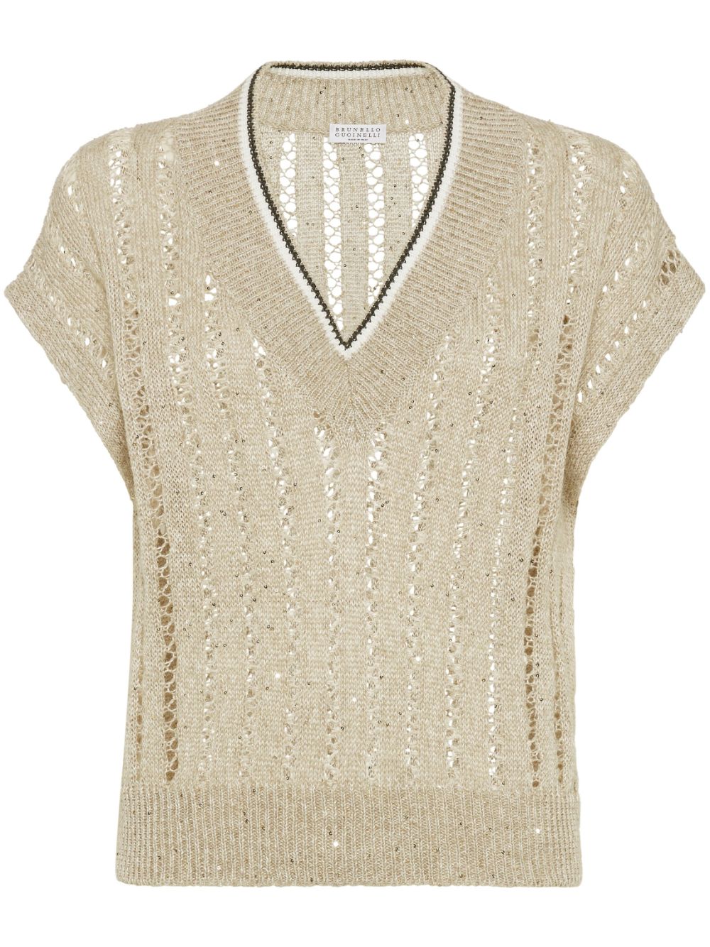 Brunello Cucinelli Dazzling T-shirt - Neutrals