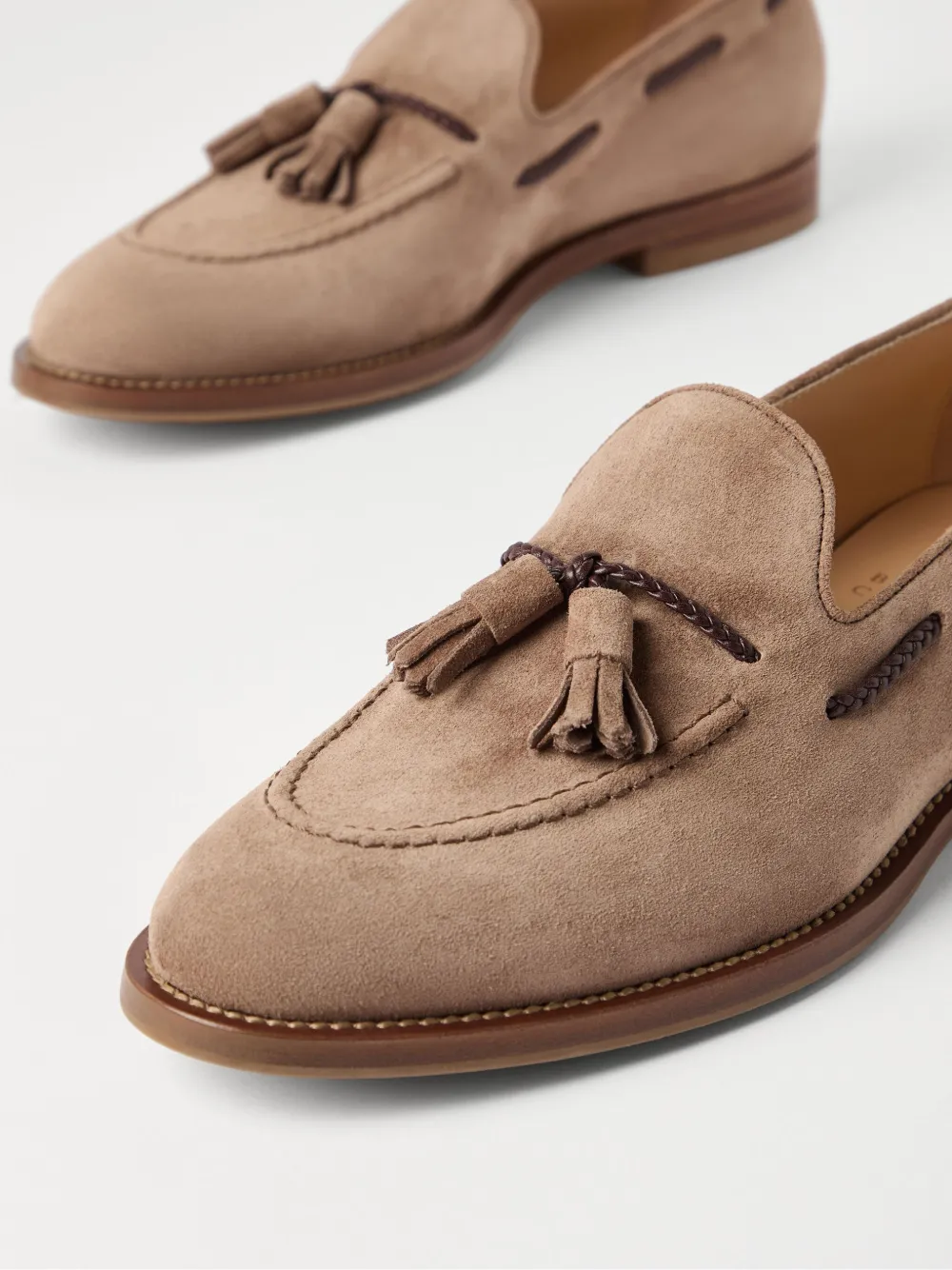 Brunello Cucinelli suede loafers Brown