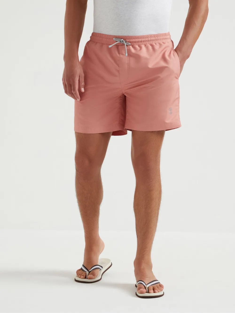 BRUNELLO CUCINELLI DRAWSTRING SWIM SHORTS