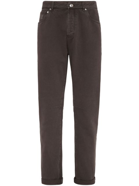 Brunello Cucinelli garment-dyed jeans Men